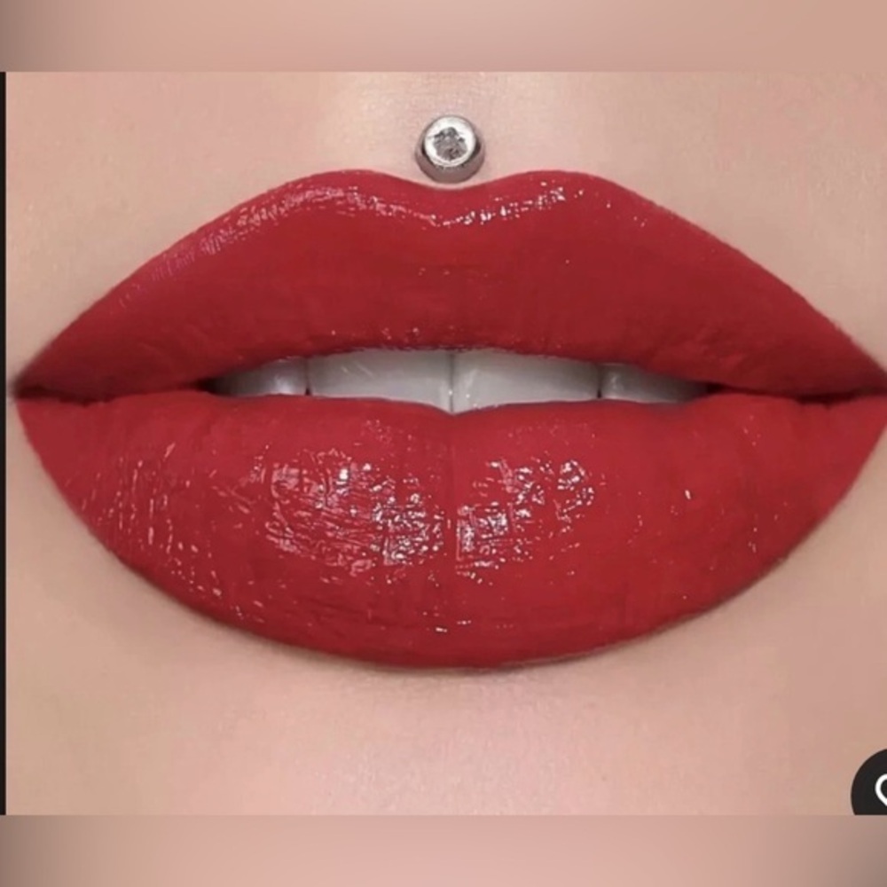 Jeffree BLOOD SUGAR Red Cream Lipstick — High-Shine Women's Lip Color
